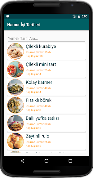 İnternetsiz Hamur İşi Tarifleri Screenshot 0