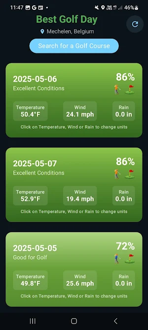BestGolfDay Screenshot 3