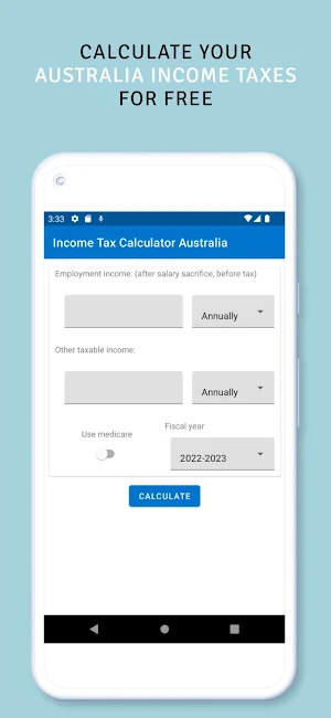 Calculate Income Tax Australia Screenshot 0
