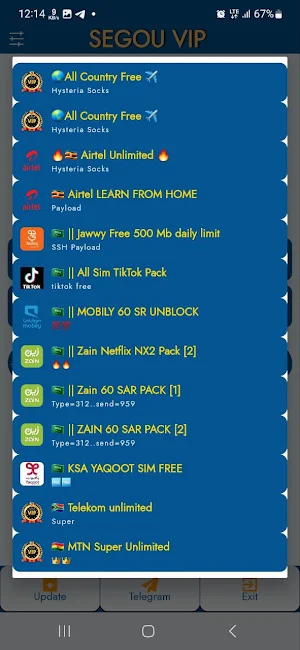 SEGOU VIP VPN Screenshot 2