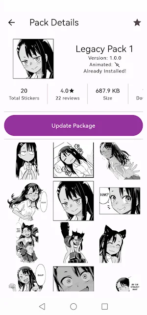 Nagatoro Stickers 2 Screenshot 3