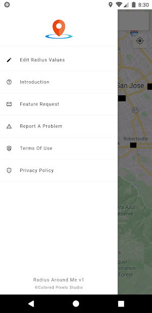 Radius Around Me Screenshot 1