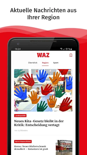 WAZ.de Screenshot 0