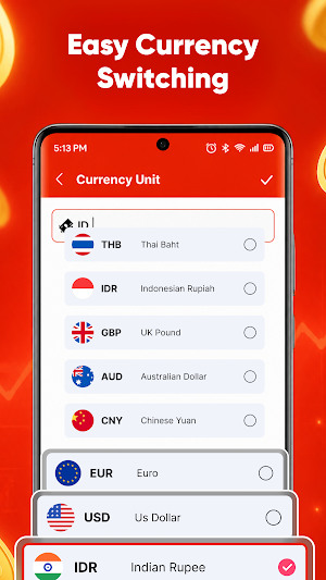 Personal Money Tracker Screenshot 3