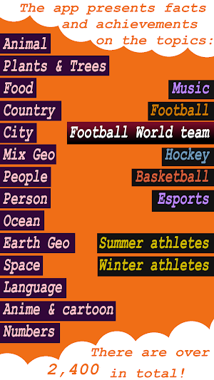Achievements and facts Screenshot 0