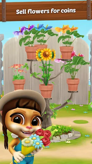 Emma the Cat Gardener: My Virtual Pet Screenshot 2