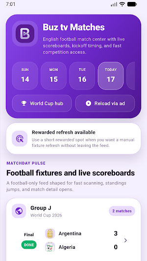 Buz TV Matches Live Scores Screenshot 0