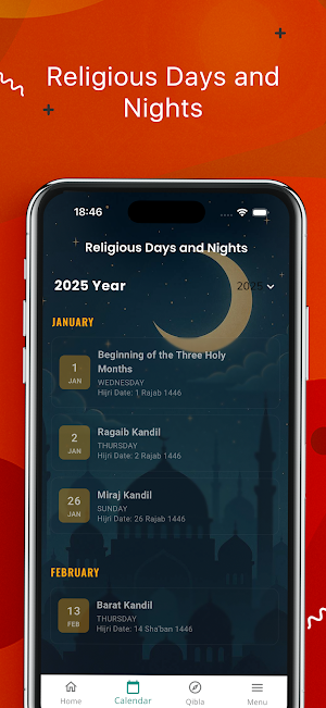 Prayer Times & Qibla Finder Screenshot 2