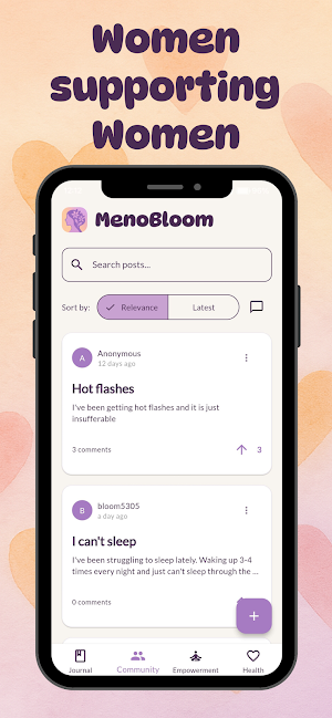 MenoBloom: Menopause & Health Screenshot 3