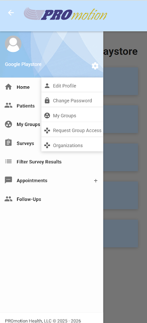 PROmotion Health App Screenshot 2