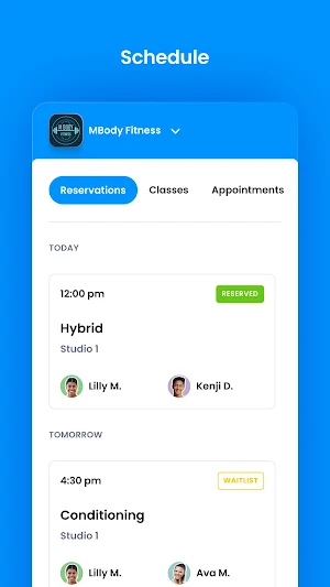 MBody Fitness Screenshot 2