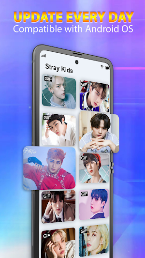 Kpop idol Stray Kids Wallpaper Screenshot 3