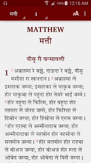 Mandeali Bible Screenshot 1