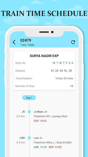 Live Train Status, PNR Status : Where is my Rail Screenshot 1