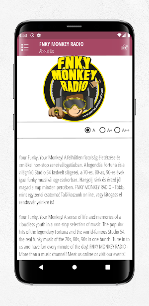 FNKY MONKEY RADIO Screenshot 3