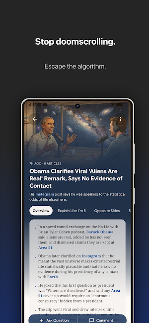 Particle News Screenshot 1