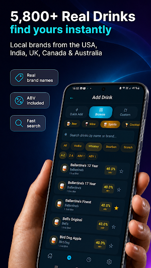 BAC Calculator & Drink Tracker Screenshot 3