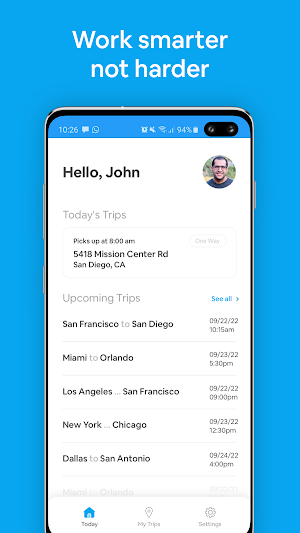 CharterUP for Drivers Screenshot 1