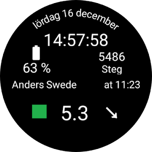 WatchGlucose Digital Face Screenshot 1