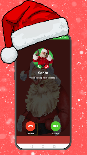 Santa Fake Video Call Screenshot 3