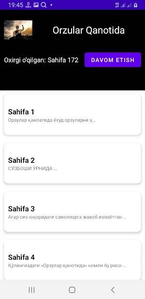 Orzular Qanotida Screenshot 1