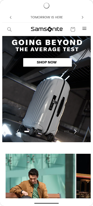 Samsonite Egypt Screenshot 0