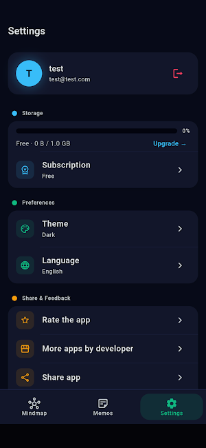 SiUNote - Mindmap Memo & Notes Screenshot 2