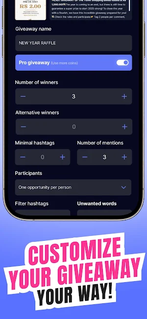 Random Comment Picker Screenshot 2