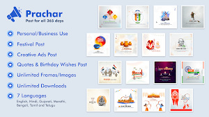 Prachar - Festival Post Maker Screenshot 0
