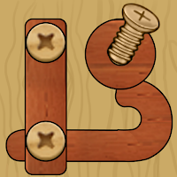Wood Nuts & Bolts Puzzle