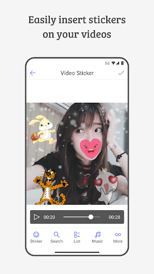 Video Sticker Editor (Add Icon, Sticker On Video) Screenshot 0
