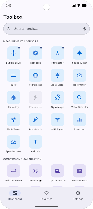 Toolbox - Everyday Utilities Screenshot 0