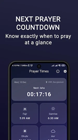 Prayer Times Screenshot 0