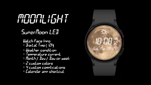 Moonlight Watch Face 01 Screenshot 1