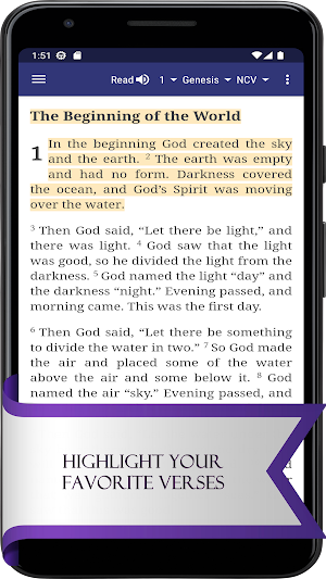 Holy Bible NCV Screenshot 1