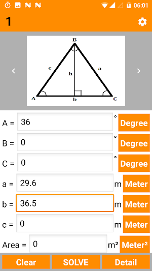 Trigonometry Calculator - PRO Screenshot 1