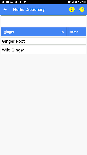Herbs Dictionary Screenshot 1