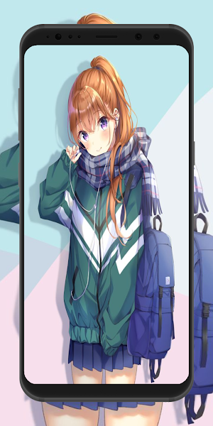 Anime Girl Wallpaper HD Screenshot 3