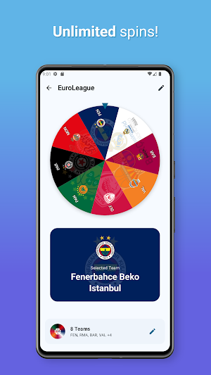 Basketball NBA Team Spinner Screenshot 3