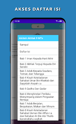 Akidah Akhlak Kelas 9 MTs Screenshot 0