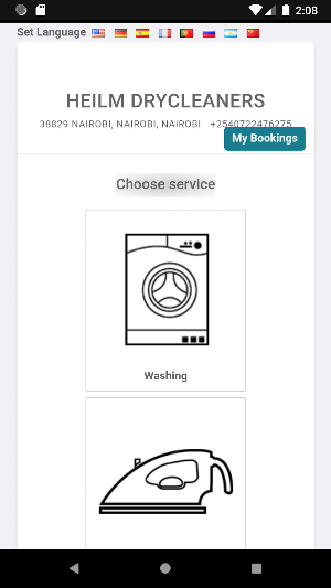 Heilm drycleaner Screenshot 1