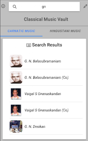 Carnatic Music Vault Screenshot 3