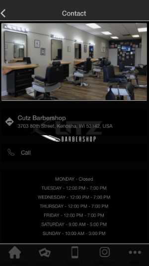 Cutz Barbershops Screenshot 1