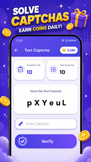 Captcha Entry: Typing Job Work Screenshot 2