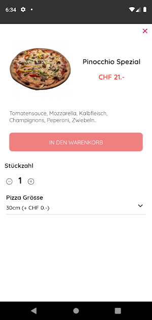 Pinocchio Pizza Screenshot 2