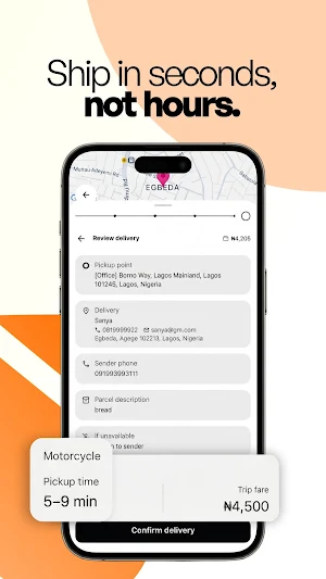 Shippa App Screenshot 1