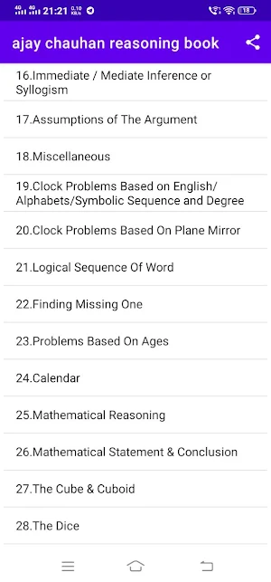 Ajay Chauhan Reasoning Book Offline Screenshot 2