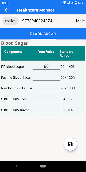 HealthCare Monitor Screenshot 3
