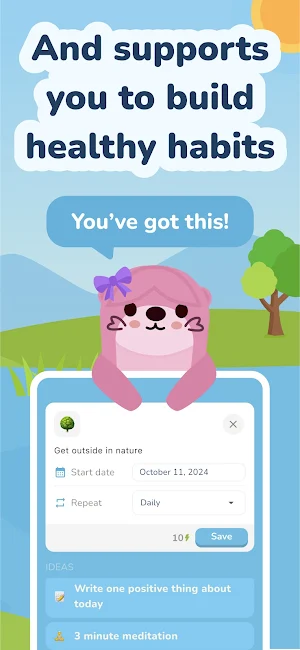 Otto: Motivational Pet Otter Screenshot 2