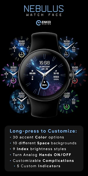 Nebulus - watch face Screenshot 1